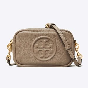Tory Burch Gray Heron Perry Bombe Mini Bag